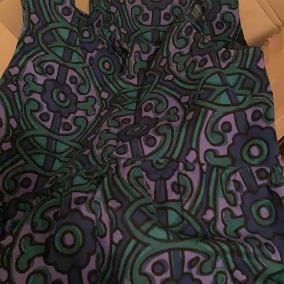 Anthro Bel Kazan Zephyr Wide-Leg Jumpsuit In Blue - Size Medium - Picture 4 of 5